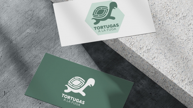 Diseño de Logotipo para el Escaperoom "Tortugas a la Fuga" en Alicante hecho por LyBe Creators
