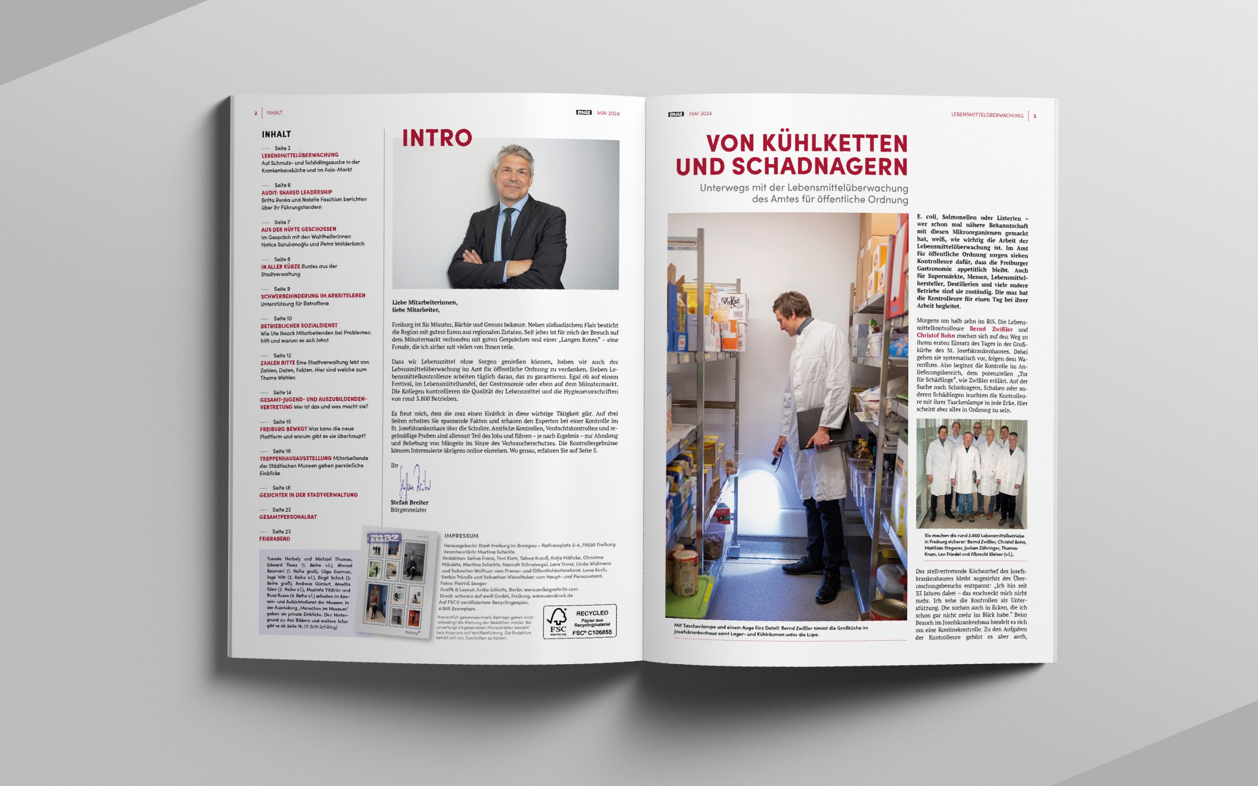 Art Direction y Diseño de la revista MAZ by LyBe Creators